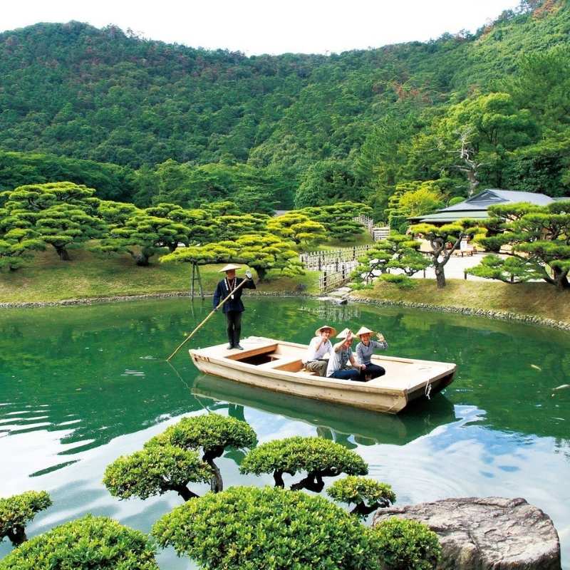 Garden Artistry on Takamatsu shore excursions