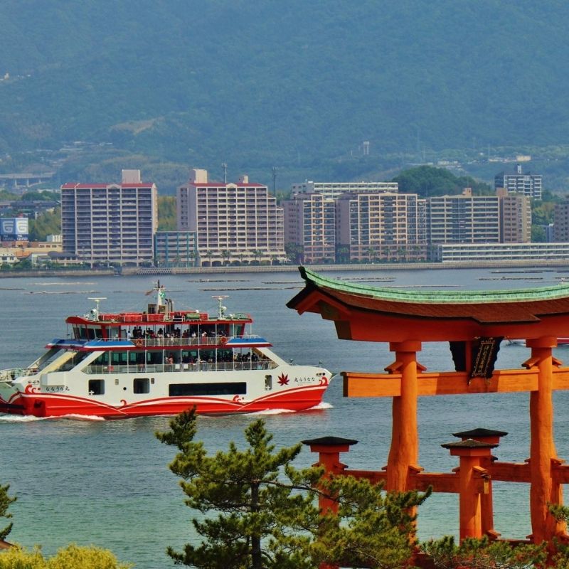 Hiroshima shore excursions - Ferry rides