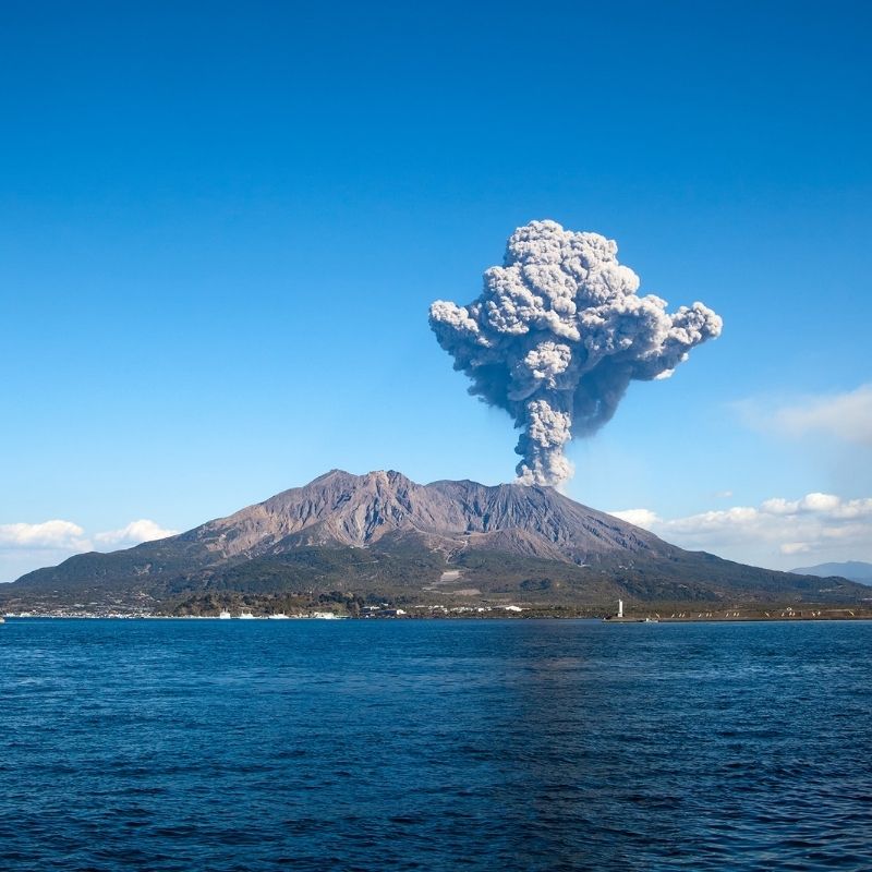 Kagoshima shore excursions - Volcano viewing