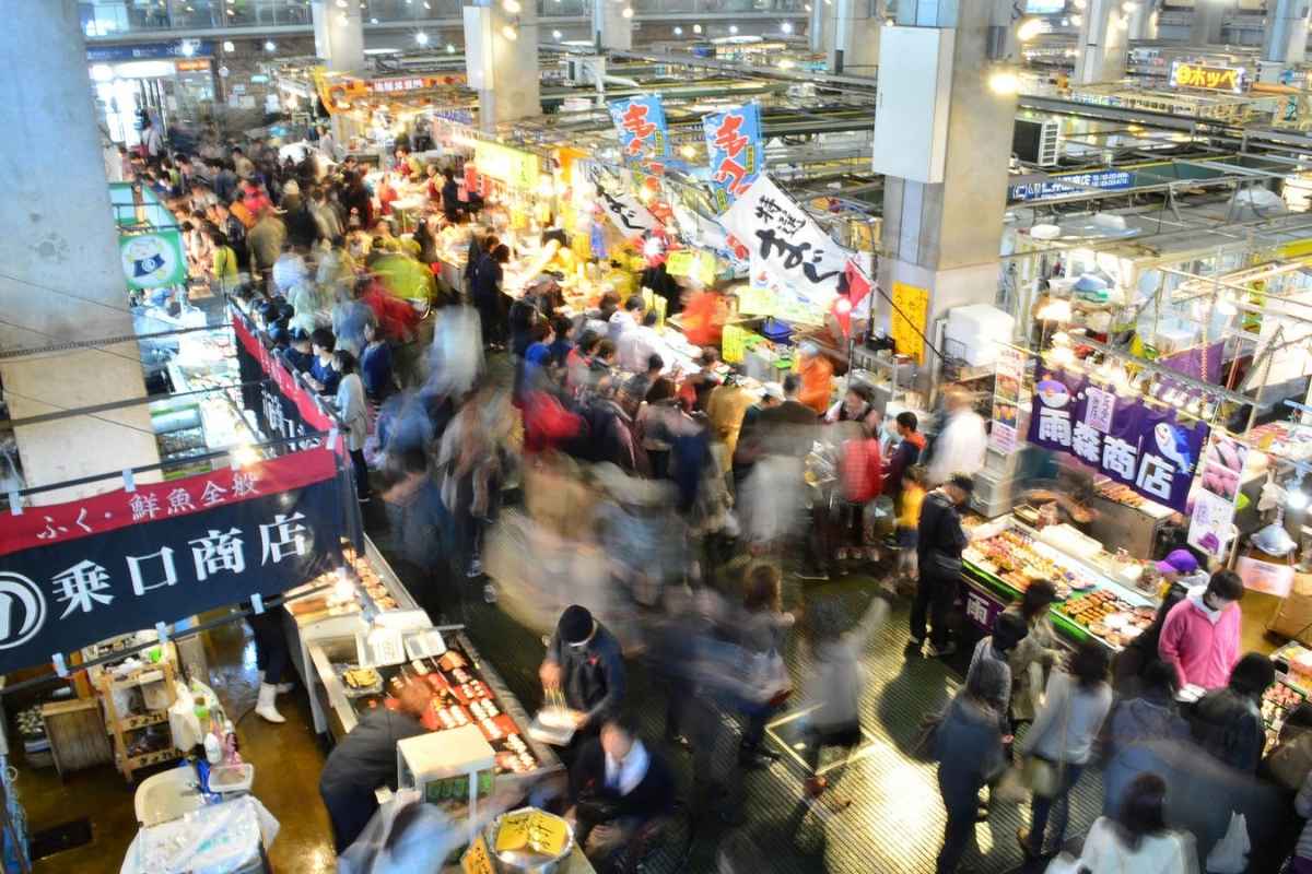 Karato Fish Market on Shimonoseki shore excursions