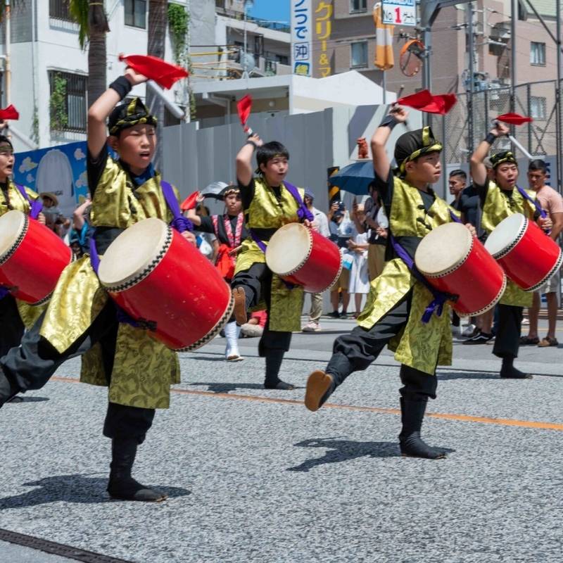 Naha eisa drumming on shore excursions