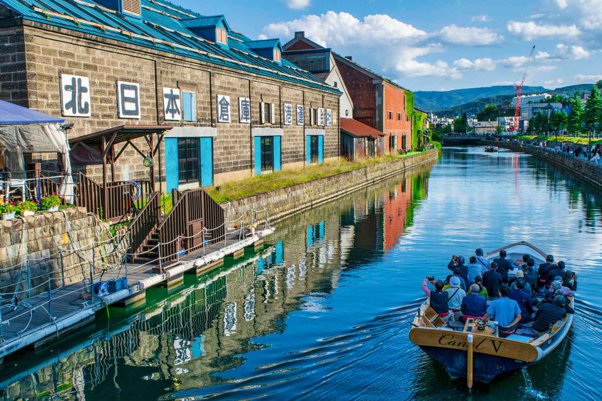 Otaru canal on Otaru Shore Excursions