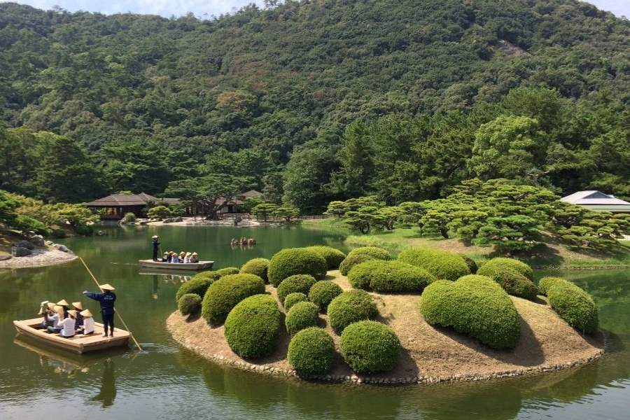 Ritsurin Garden on Takamatsu shore excursions