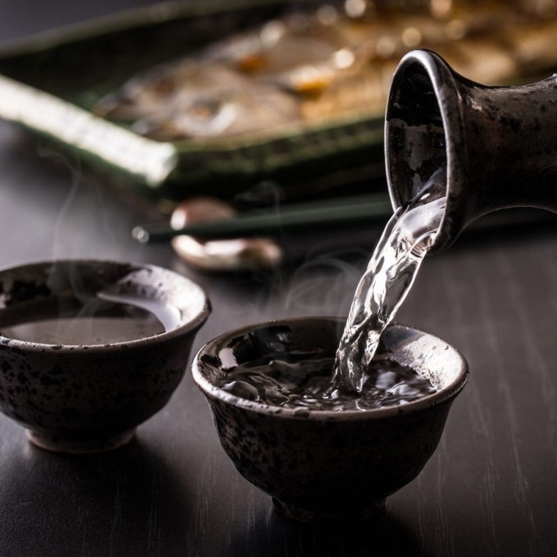 Sake tasting on Niigata shore excursions