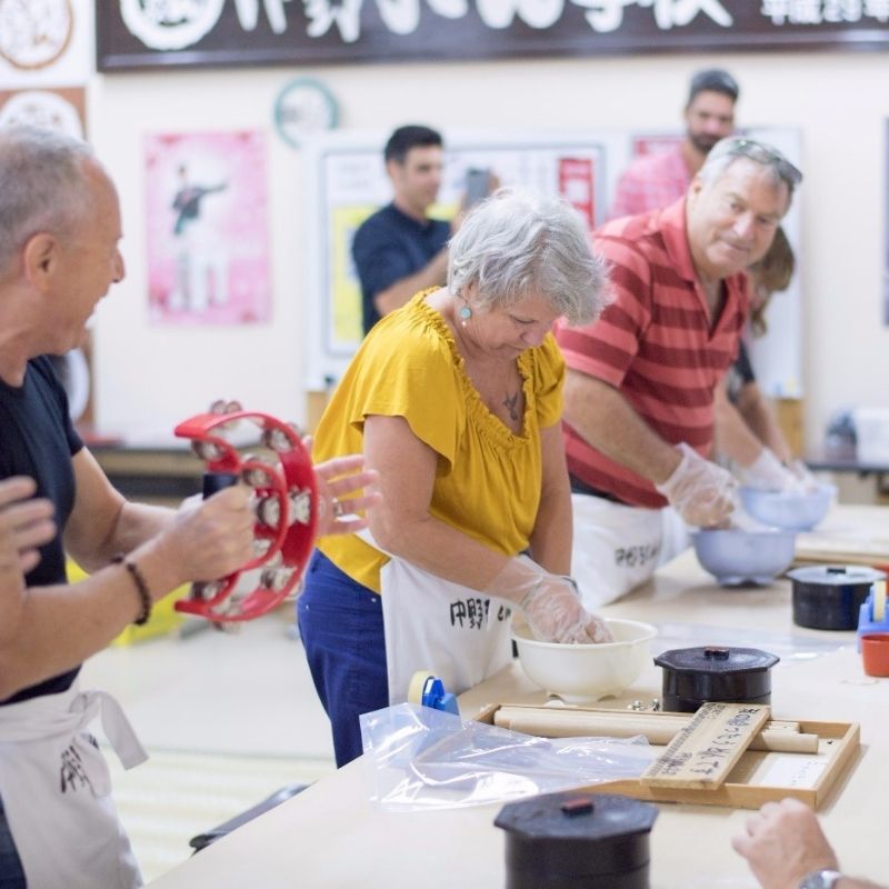 Sanuki Udon Making on Takamatsu shore tours