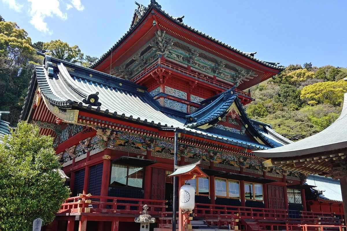 Shizuoka Sengen Shrine from Shimizu port Japan