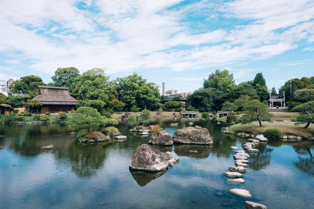 Suizenji Jojuen Garden on Kumamoto shore trips