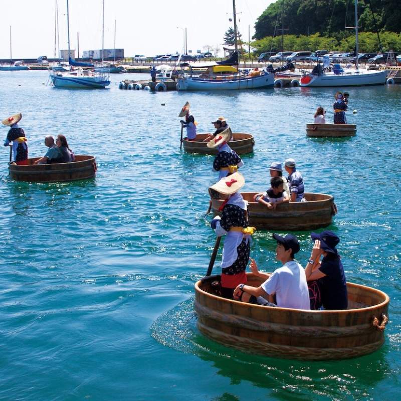 Traditional Boat on Niigata Shore Excursions