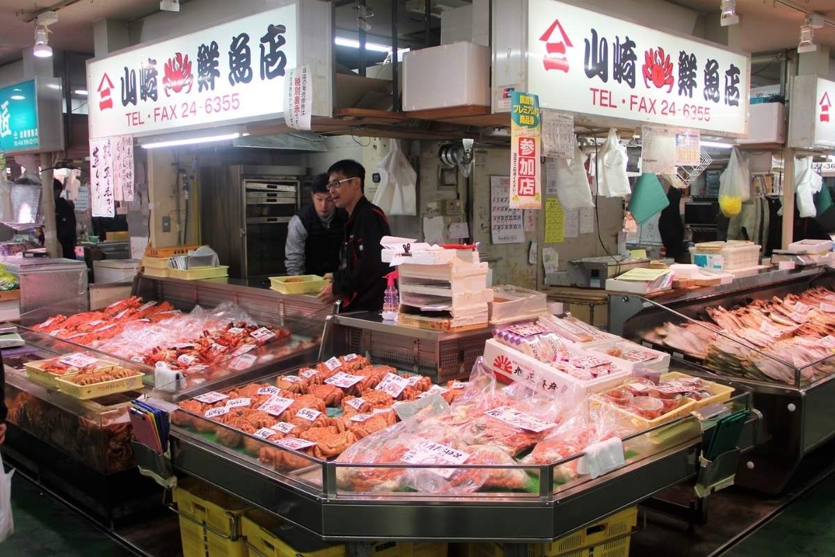 Visit Washo Market on Kushiro Shore Excursions