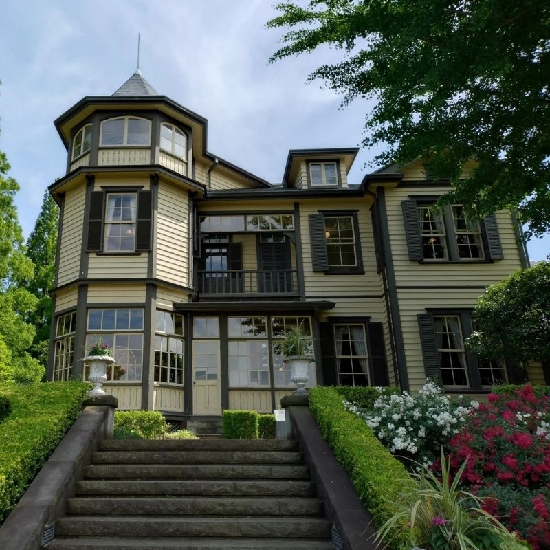 Western architecture on Yokohama shore excursions