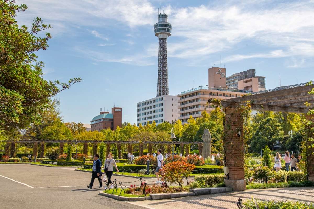 Yamashita Park on Yokohama shore tours