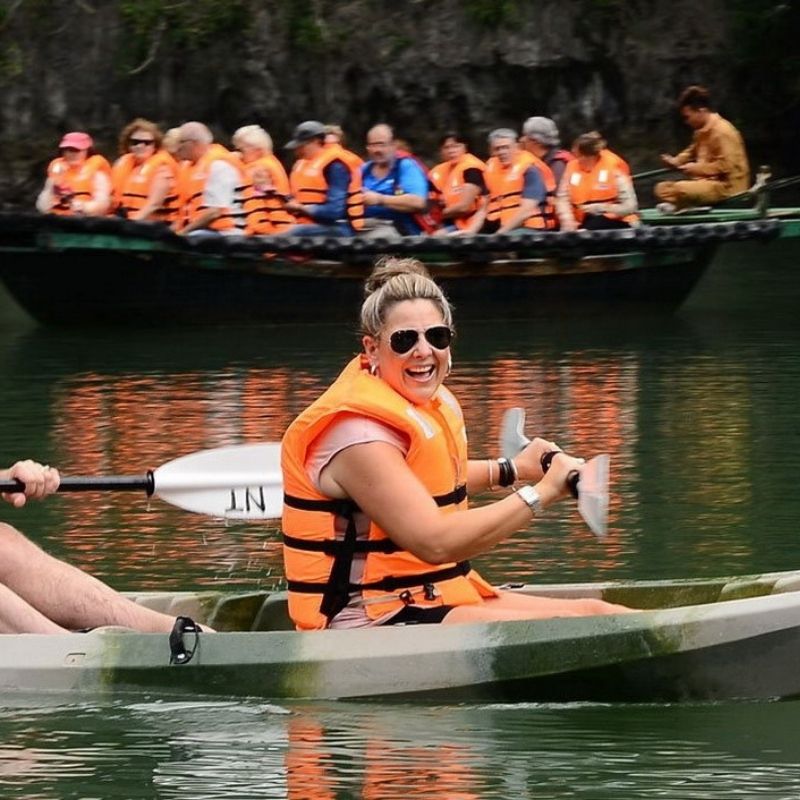Halong Bay shore excursions - Kayaking