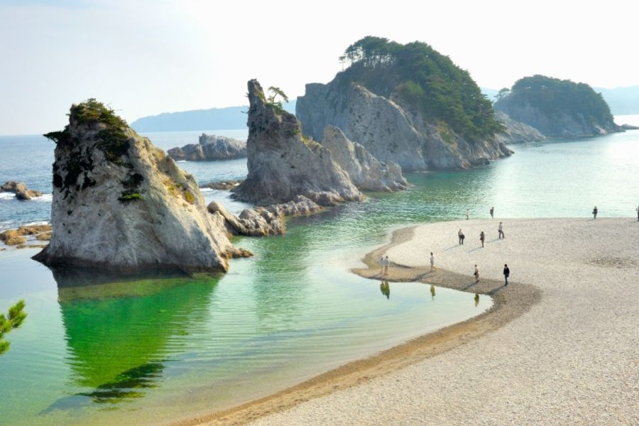 Jodogahama Beach on Iwate Natural Tour