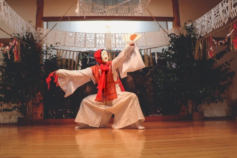 Kagura Dance at Kagura Hall on Sakaiminato shore excursions