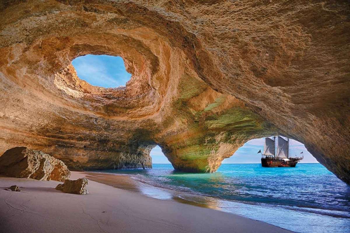 Benagil Cave on Portugal shore tours