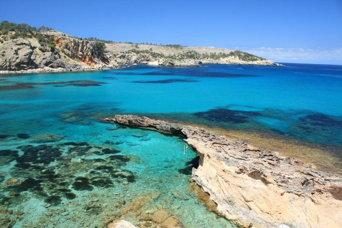 Peaceful beaches on Ibiza shore trips