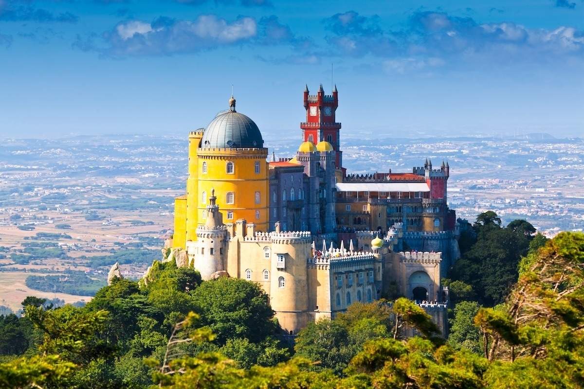 Sintra catsle on Portugal shore excursions