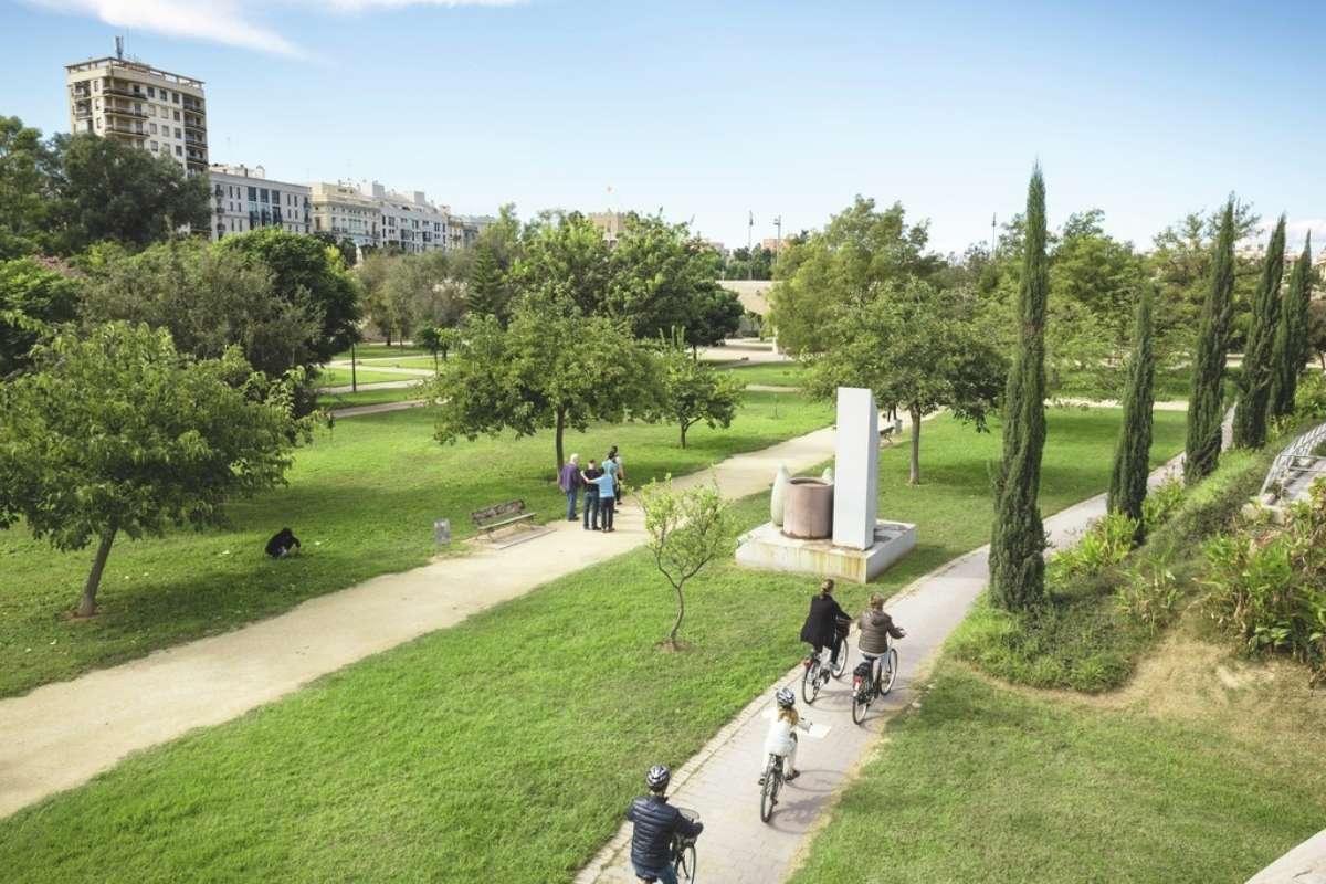 Turia Gardens on Valencia shore trips