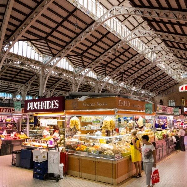 Visit market from Valencia cruise port