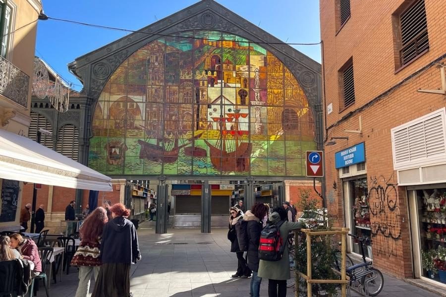 Local market on Malaga shore excursions