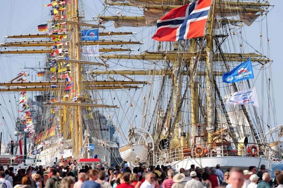 Rostock Hanse Sail tour from Germany ports