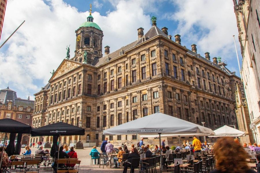 Dam Square on Amsterdam shore excursions