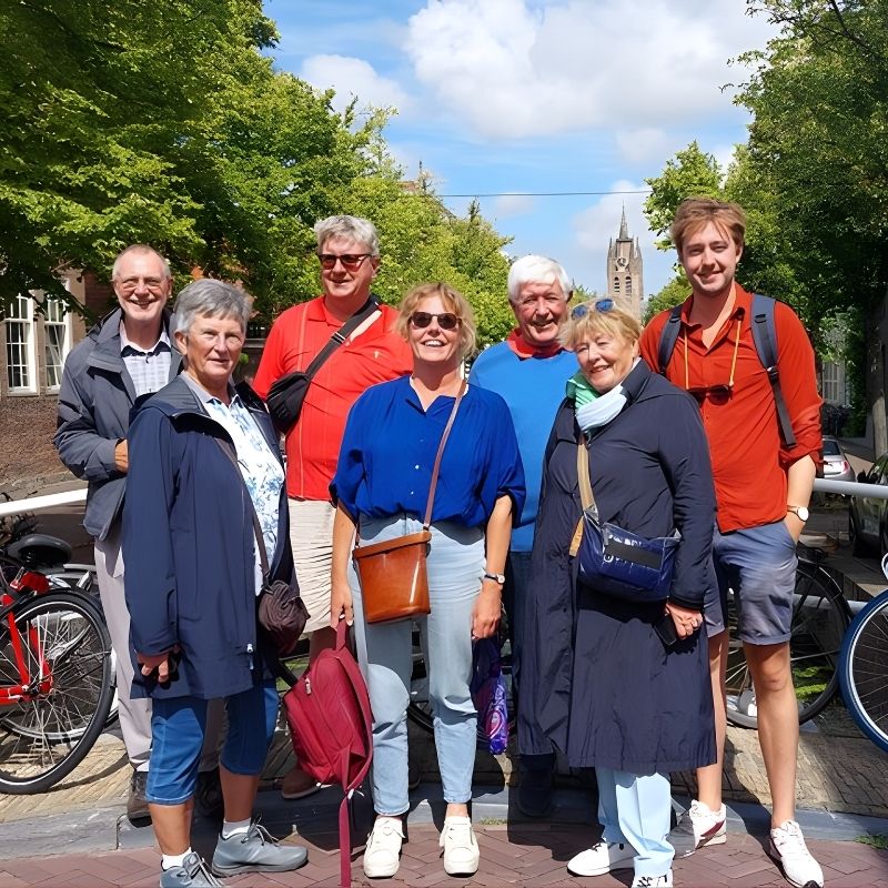 Guests on Netherlands day tours from port