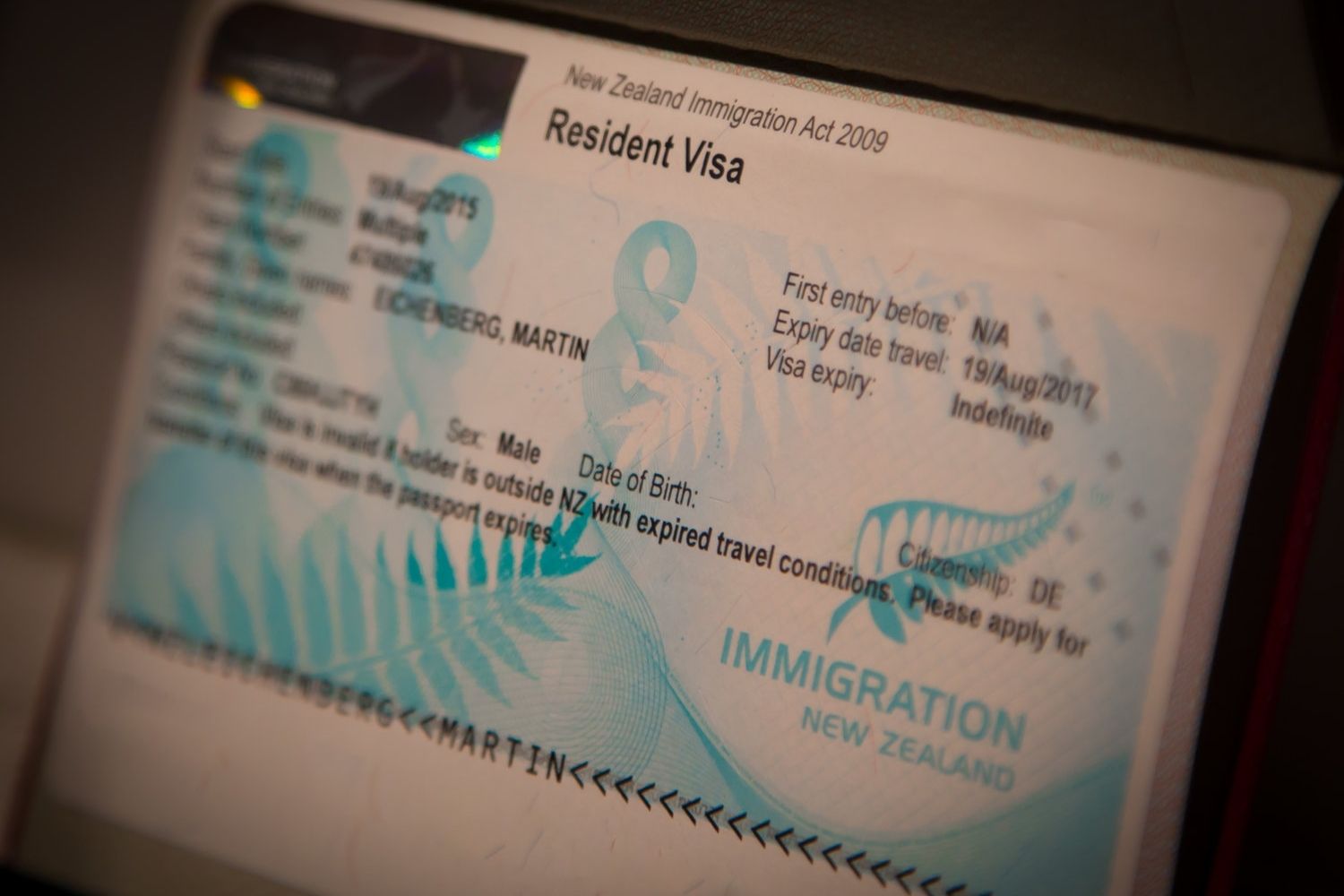 New Zealand Resident Visa Requirement